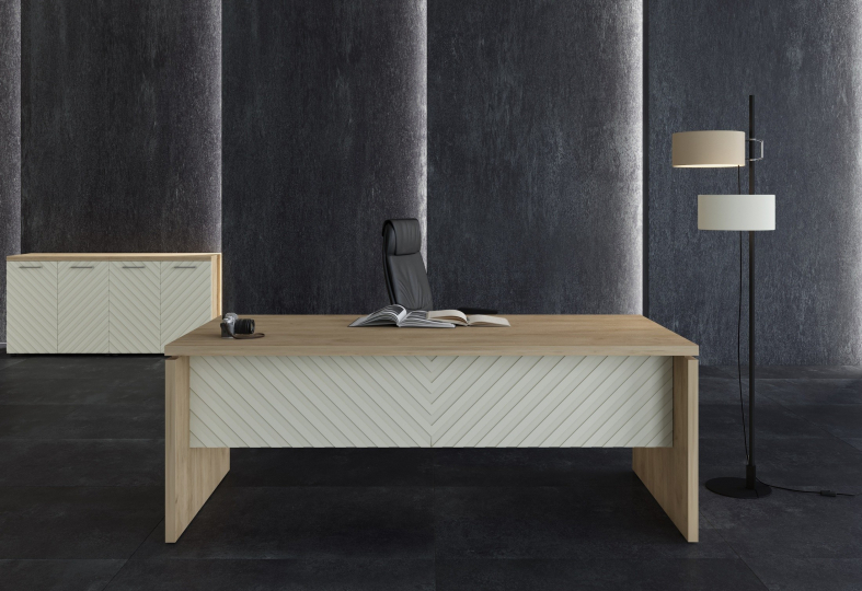Кабинет руководителя TORR LUX цвет Сосна Эдмонт Z / Капучино