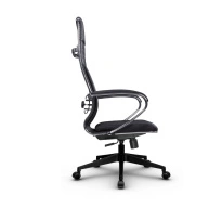 Кресло для руководителя Метта L 1c 44C/K_17832 Кожа перфорированная NewLeather – Черный