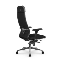 Кресло для руководителя Метта L 1m 38K2/4D_17839_Кожа перфорированная NewLeather – Темно-коричневый