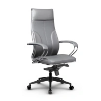 Кресло для руководителя Метта L 1m 46/K_17840_Кожа перфорированная NewLeather - Темно-коричневый_Кожа перфорированная NewLeather - Темно-коричневый