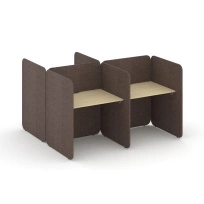 Офисная мебель Колл-центр. Комплект №7 KC.K-007 / Тиквуд Светлый – Romeo 13 / 1614×1800×1200