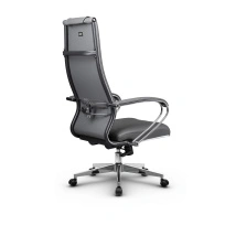 Кресло для руководителя Метта L 1m 50M/K_17834_Кожа перфорированная NewLeather - Черный_Кожа перфорированная NewLeather - Черный