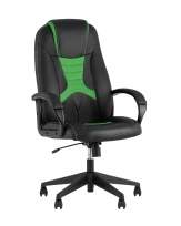 Кресло игровое TopChairs ST-CYBER 9 черный/зеленый