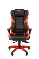 Игровое кресло Chairjet 22 черно-красный синхромех. рег.локти, слайдер