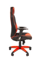 Игровое кресло Chairjet 17 черно-красный синхромех. рег.локти, слайдер