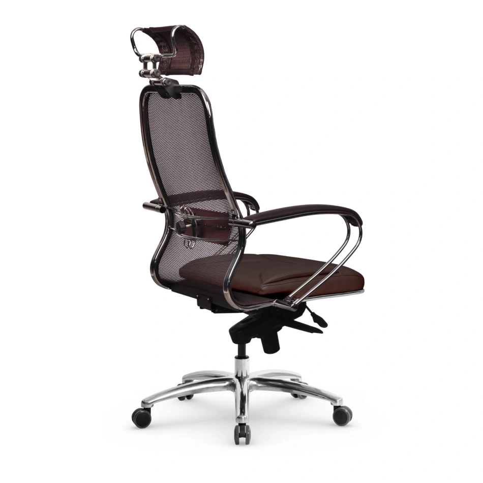 Кресло для руководителя Samurai SL-2.04 Infinity Easy Clean темно-коричневый