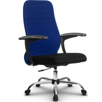 Кресло офисное Metta  SU-CM-10P (SU-СU160-10P) CH / Красный – Красный