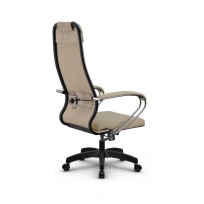 Кресло для руководителя Метта L 1m 38K2/K_17831_Кожа перфорированная NewLeather – Черный