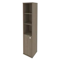 Style Шкаф высокий узкий левый Л.СУ-1.1 (L) Дуб наварра 412×410×1980
