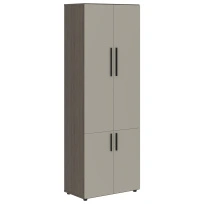 Шкаф для документов высокий широкий VHCS 80.3 Яшма черный/Кобра 800×430×2253 VELION
