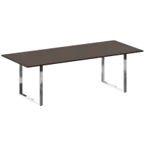 Metal System Direct Стол переговорный на О-обр. м/к БО.ПРГ-240 Акация/Нерж. сталь 2400*1000*750