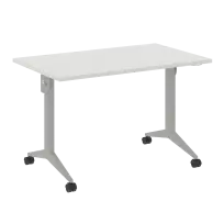 X-Pull Стол складной мобильный X.M-2.7 Тиквуд тёмный/Белый металл 1180×720×753