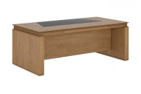 Стол для руководителя 1,8 м (столешница с накладным бюваром) Franklin DM LIGHT / Дуб Термо FRAN104MUS.H1199