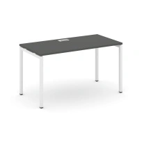 Стол офисный Style Project SN-4P.SP-001 / Дуб Табак – Металл Белый / 980×600×750