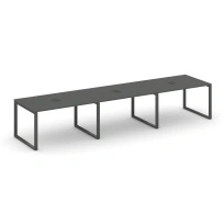 Стол для переговоров Style Project SN-6O.SPRG-024 Акация Лорка/Металл Черный 4740×980×750