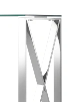 Консоль КРОСС 115×30 серебро
