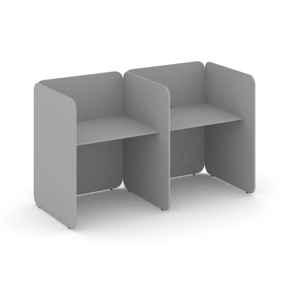 Офисная мебель Bell. Комплект №2 KCB.K-002 Серый 1614×909×1200