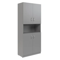 Шкаф для документов высокий с глухими малыми дверьми Simple SR-5W.4 Дуб Юкон Модерн 770×375×1815