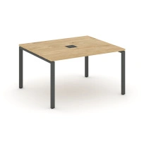 Стол для переговоров Style Project SN-6P.SPRG-033 Акация Лорка/Металл Черный 1380×1180×750