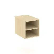 Тумба для документов с двумя открытыми нишами Style Project SN.TP-011 / Тиквуд Светлый / 343×437×352