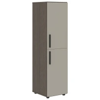 Шкаф для документов средний узкий VMCS 40.4 Яшма черный/Кобра 400×430×1517 VELION