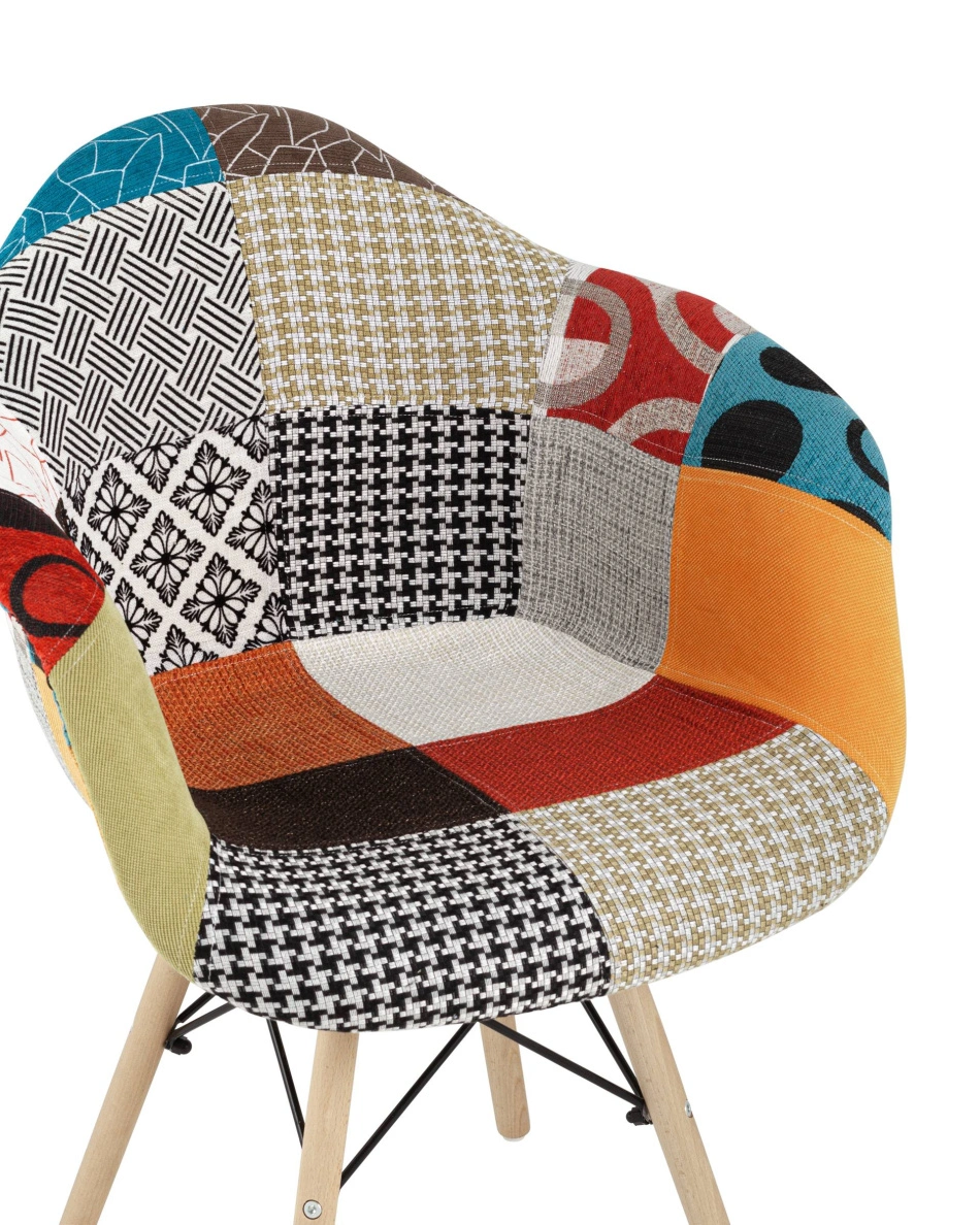 Кресло Eames DSW пэчворк