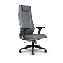 Кресло для руководителя Метта L 1m 50M/4D_17832_Кожа перфорированная NewLeather - Черный_Кожа перфорированная NewLeather - Черный