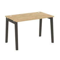 Onix Wood Стол офисный OW.SP-2.7 Дуб мали/Дуб светлый/Белый металл 1180×720×750