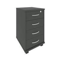 Riva Тумба подкатная с фолдингом А.ТМ-4F Белый 420*450*708
