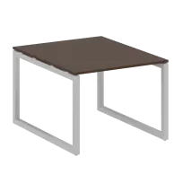 Metal System Quattro Перег. стол (1 столешница) на О-образном м/к 50БО.ПРГ-1.1 Акация/Антрацит металл 1000*1235*750