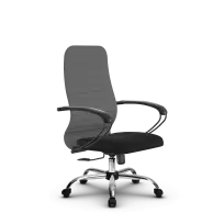 Кресло офисное Metta  SU-CP-10 (SU-СК130-10) CH / Красный – Красный