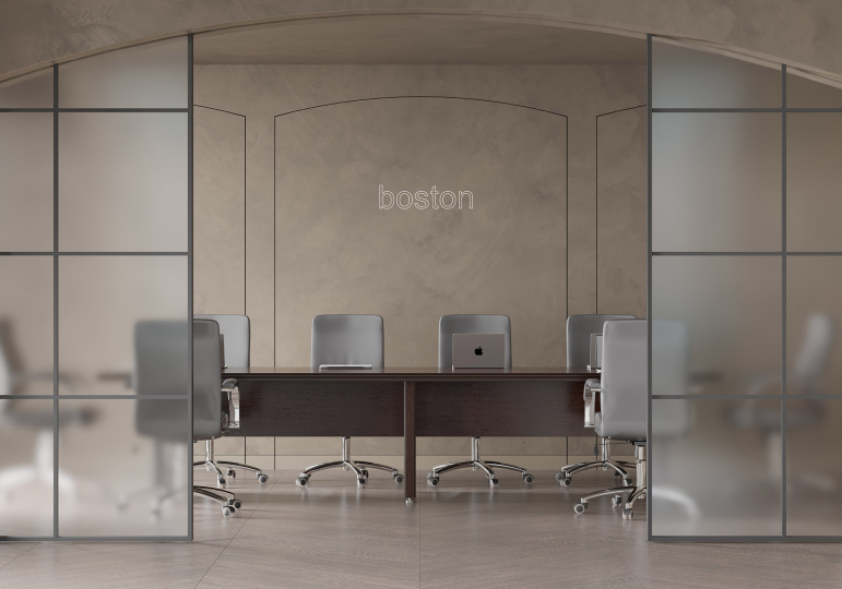 Столы для переговоров Boston цвет Дуб Атланта