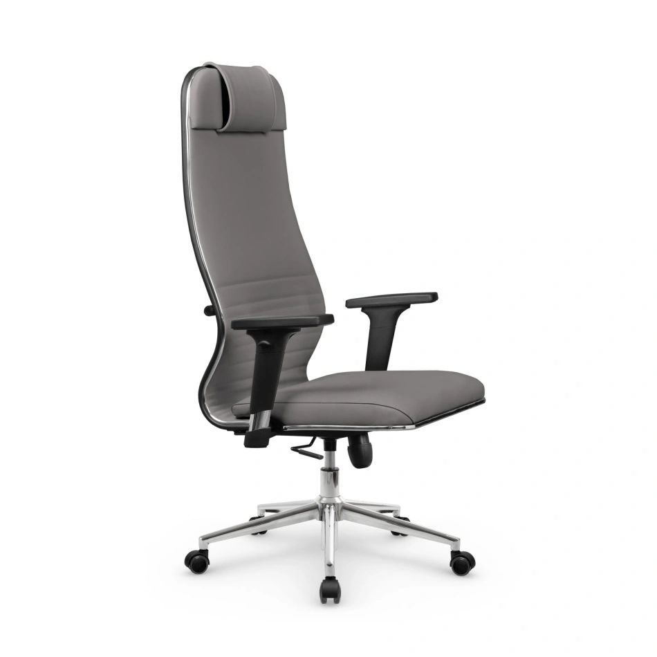 Кресло для руководителя Метта L 1m 38К2/2D_17853_Infinity Easy Clean_серый