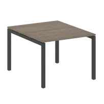 Metal System Quattro Перег. стол (1 столешница) на П-образном м/к 50БП.ПРГ-1.1 Акация/Антрацит металл 1000*1235*750