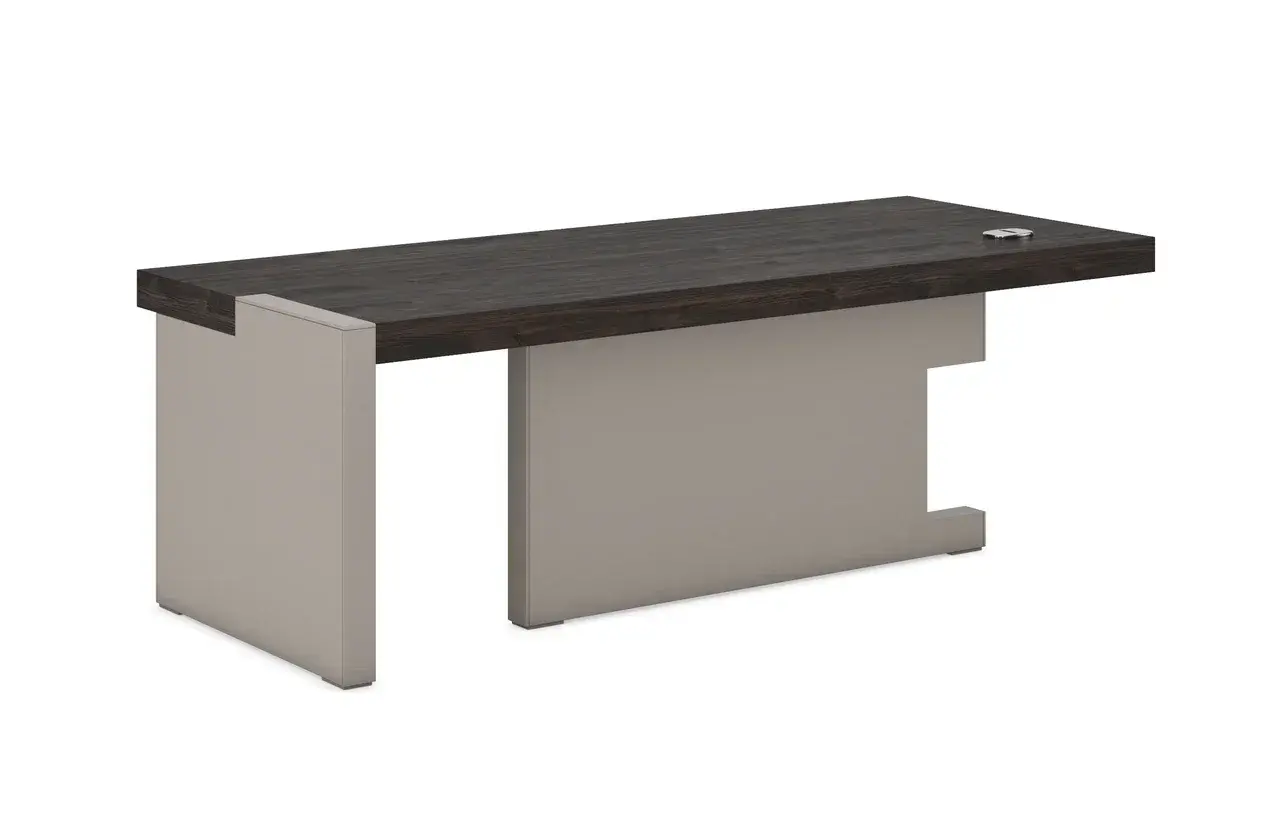 Стол руководителя левый* (складская) / ДУБ ТЕРМО JR102SX