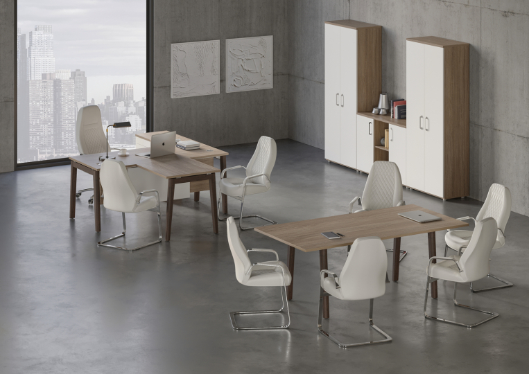 Кабинет руководителя Onix Wood Direct цвет Дуб Аризона - Дуб Тёмный