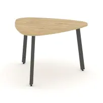 Стол для переговоров Style Project SN-6.SPRG-71.3 Акация Лорка/Металл Черный 1200×1200×750