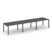 Стол для переговоров Style Project SN-5P.SPRG-023 Акация Лорка/Металл Черный 4410×980×750