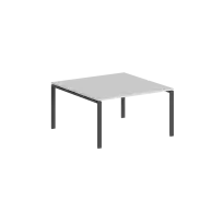 Стол-бенч двойной Sigma / 1200×1438×750 / Металл: 60×30 Антрацит; Столешница: Дуб темный / SG.244.OD.63.AN