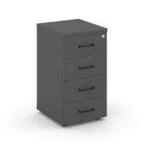 Тумба приставная Style Project / SN.TPP-001 Дуб Наварра – Белые Ручки 416×460×750