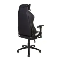 Кресло игровое NORDEN Lotus PRO carbon / черно - красная экокожа/ стальная крестовина