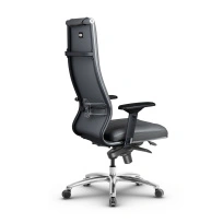 Кресло для руководителя Метта L 1m 50M/4D_17838_Кожа перфорированная NewLeather - Черный_Кожа перфорированная NewLeather - Черный