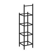 Loft Угловой проходной переходной модуль VR.L-SL.UPK-3.3.4 Серый металл 446×446×1869