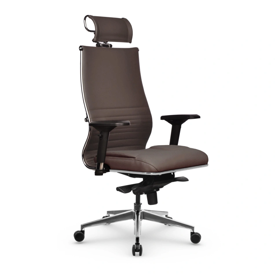 Кресло для руководителя Samurai KL-3.051 Infinity Easy Clean светло-коричневый