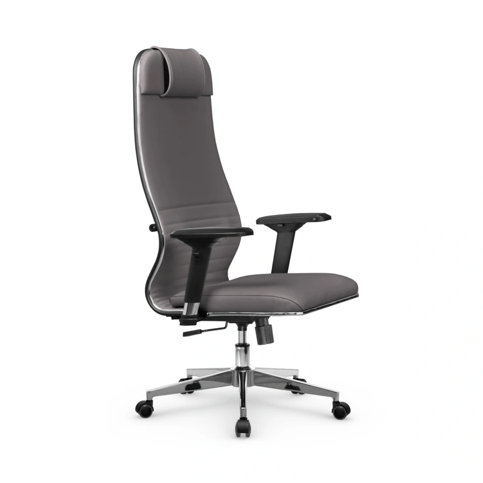 Кресло для руководителя Метта L 1m 38K2/4D_17834_Infinity Easy Clean_серый