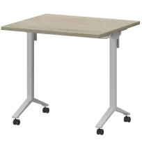 Стол мобильный складной Моби МБ25-80.70 Таксония/Белый