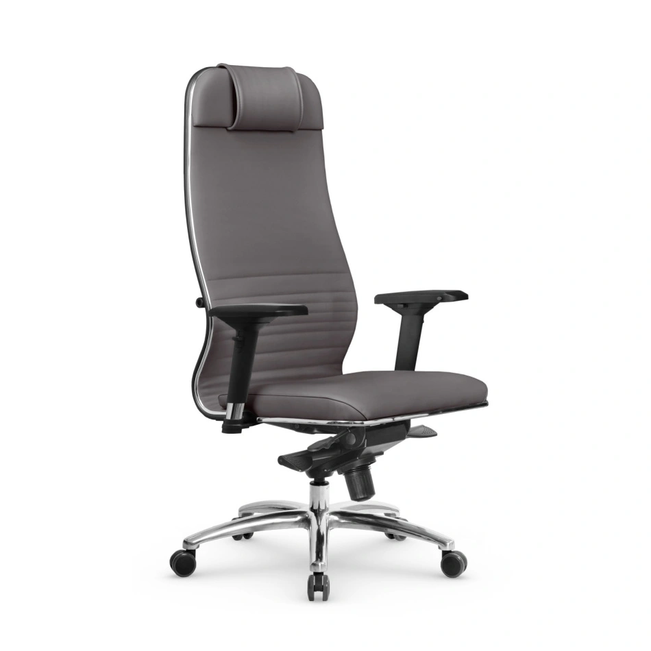Кресло для руководителя Метта L 1m 38K2/4D_17838_Infinity Easy Clean_серый