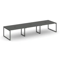 Стол для переговоров Style Project SN-4O.SPRG-054 Акация Лорка/Металл Черный 4740×1180×750