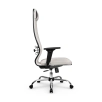 Кресло для руководителя Метта L 1m 40M/2D_17833_Кожа перфорированная NewLeather – Черный