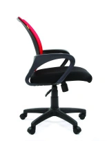 Кресло офисное Chairman 696 Россия TW-05 Пластик черный / Спинка синяя